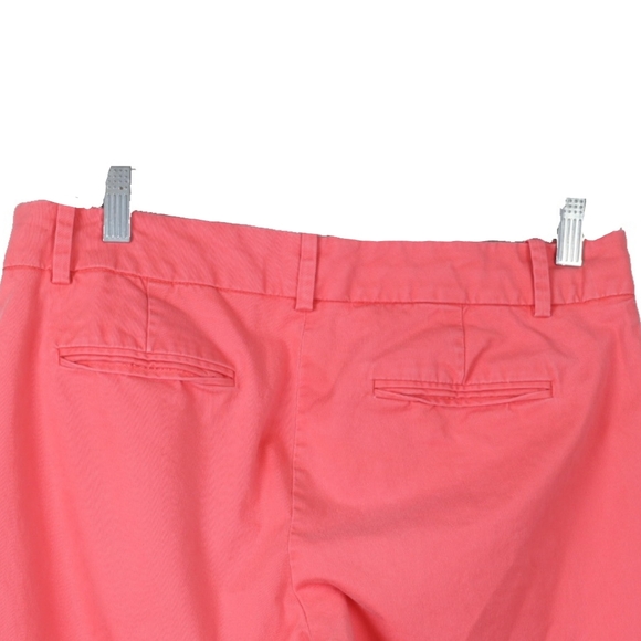J.Crew Womens 6 & 4 Coral Stretch Cafe Capri Pants - Picture 4 of 5